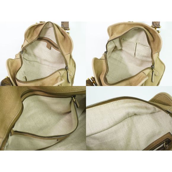 Gucci Python Leather Handbag Beige - Picture 8 of 9